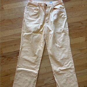 Talbots Size 12 Light Orange Stretch Pants